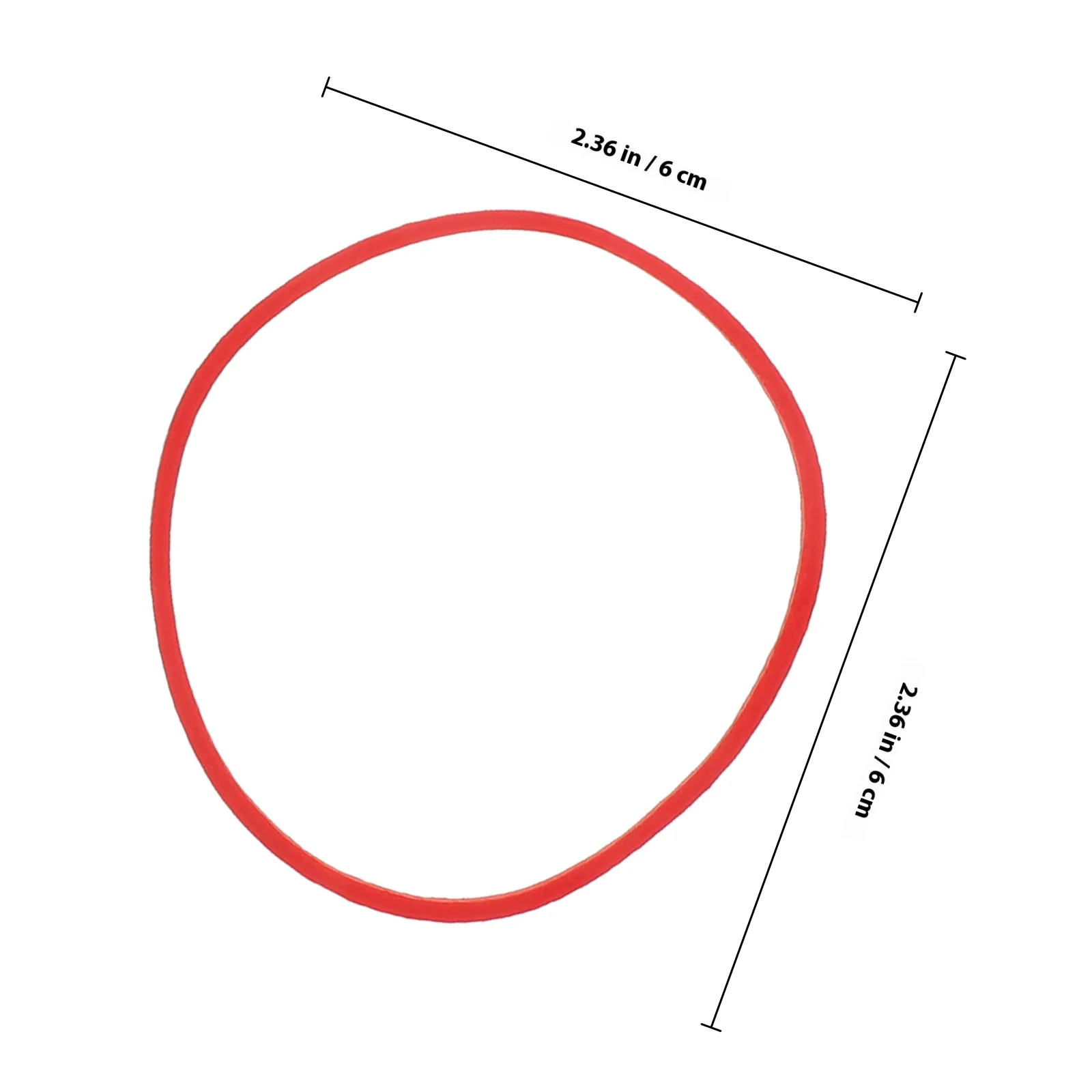 1Set Thickened High Elasticity Rubber Bands for Office Home Craft Kitchen Binding Colorful Elastic Rings