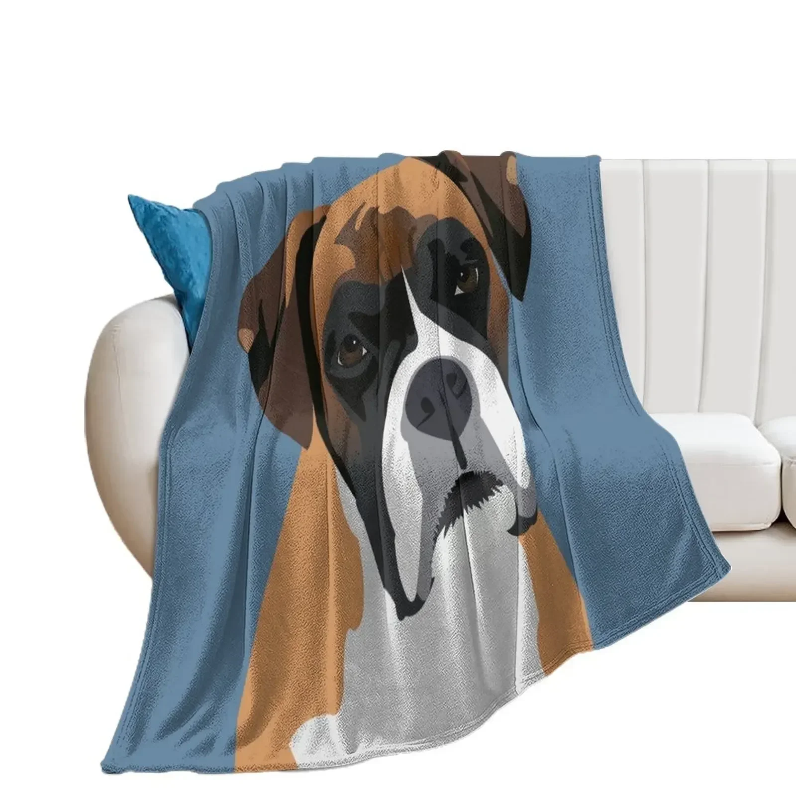 Boxer Dog Throw Blanket for winter Baby Plaid Decorative Throw Blankets