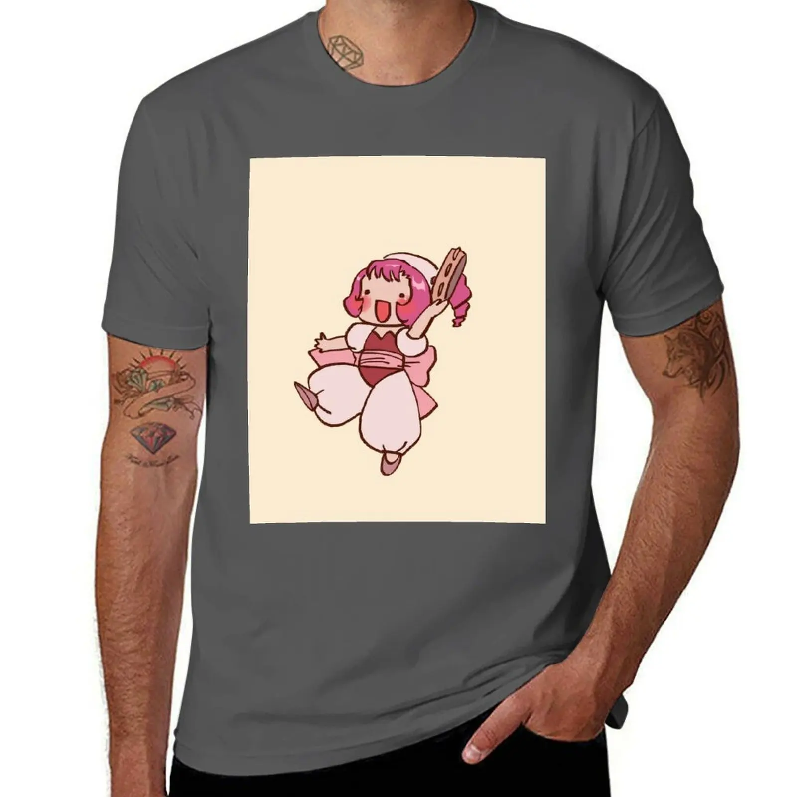 

I sumomo wake call chobits the up persocom draw dance doing / T-Shirt Fashion Simple Casual Tee Shirt