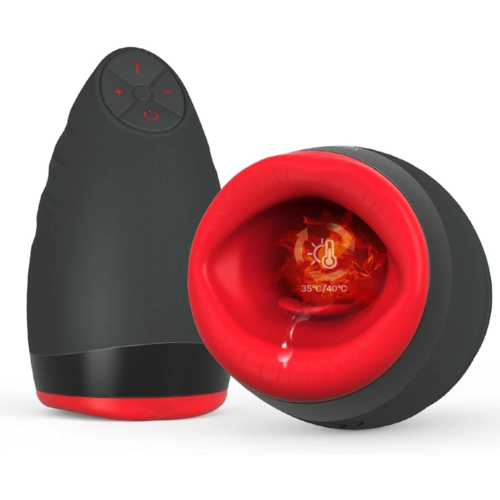 Heating Male Masturbator Cup,10 Vibration Modes Realistic Oral Sex Toy for Men,Automatic Masturbation Device Adult Pleasure Toy