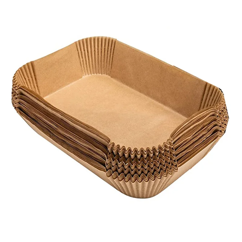 Air Fryer Liners กระดาษทิ้งสําหรับ Ninja Dual,200 ชิ้น Air Fryer Liners สี่เหลี่ยมผืนผ้า, air Fryer อุปกรณ์เสริม