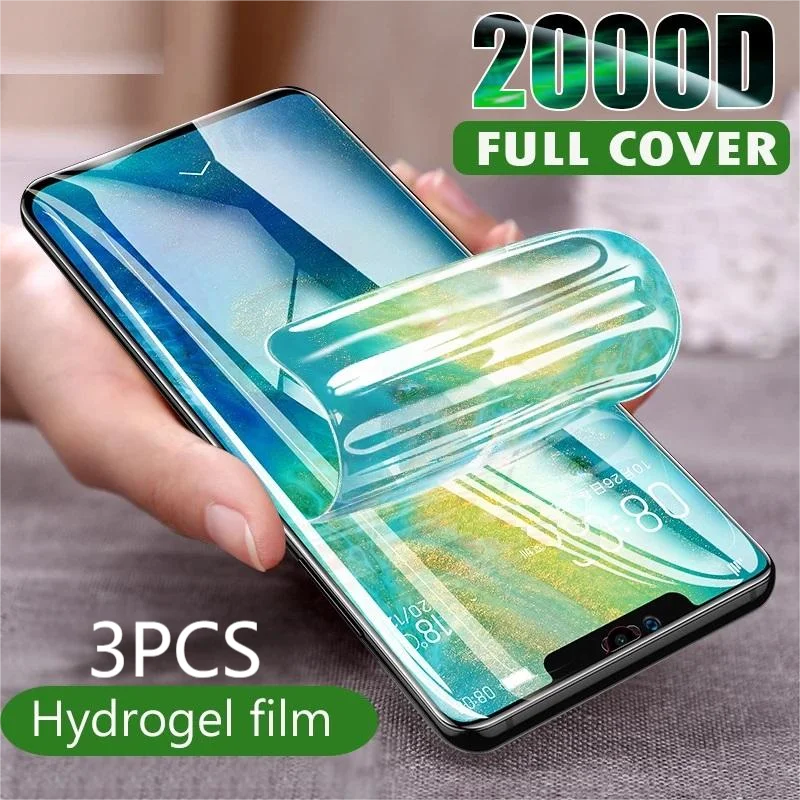 3 pçs película protetora para lenovo k5 s5 k520 z5s jogar pro gt a6 k10 k14 mais nota filme de hidrogel protetor de tela