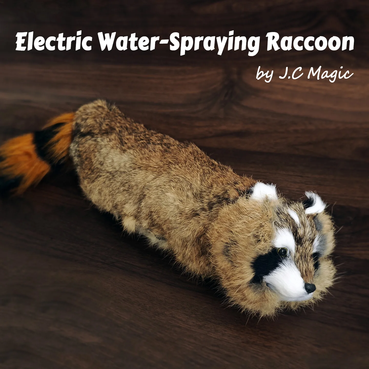 Electric Water-Spraying Raccoon by J.C Magic Tricks Rechargeable Comedy and Surprise Stage Illusions Gimmicks Mentalism Props
