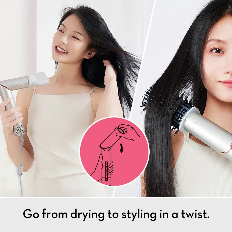 IB sikat pengering rambut kecepatan tinggi, sisir pengering rambut pelurus Multi-Styler, sisir pengering cepat, pengeriting Ion negatif, bulu babi. 5 In 1