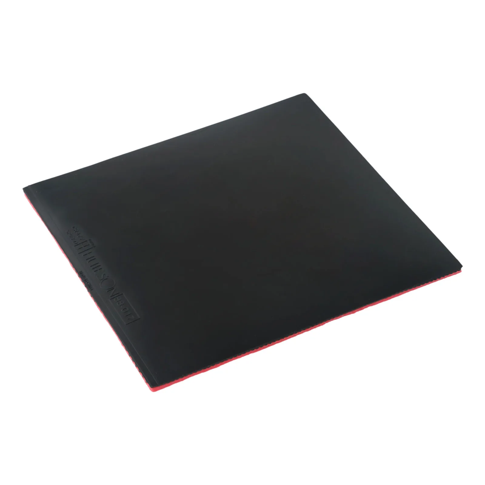 Rubber Table Tennis 42-45 Hardness 80g Racket Sponge Cover Wear Resistance 2.2mm Thickness Black/Red Flexibility