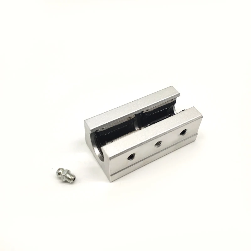 

8pcs SBR12LUU 12mm aluminum block 12mm Linear motion ball bearing slide block match use SBR12 12mm linear guide rail