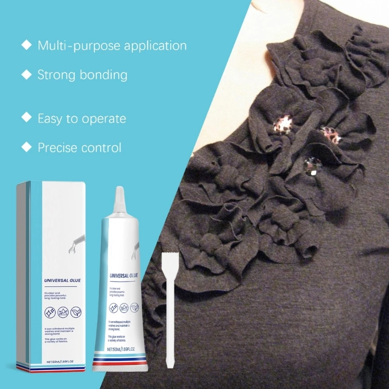 50 multifunctionele vloeibare lijm stoflijm kledingreparatielijm sneldrogend
