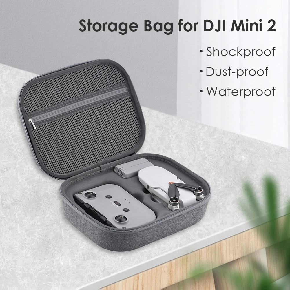 Portable Storage Bag Tote Handbag Remote Outdoor Carry Box Case  Storage Bag for DJI Mini 2 Drone Accessories