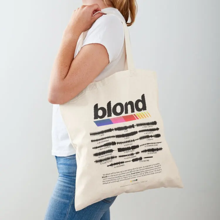 

Frank Ocean Blond Album Apparel Tote Bag canvas shopping bag custom canvas bag Gift bags foldable reusable