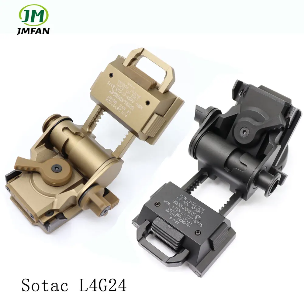 Sotac Wilcox L4G24 NVG Helmet Mounting Bracket PVS15 PVS18 Night Vision Telescopic Seat Quick Disassembly Accessories