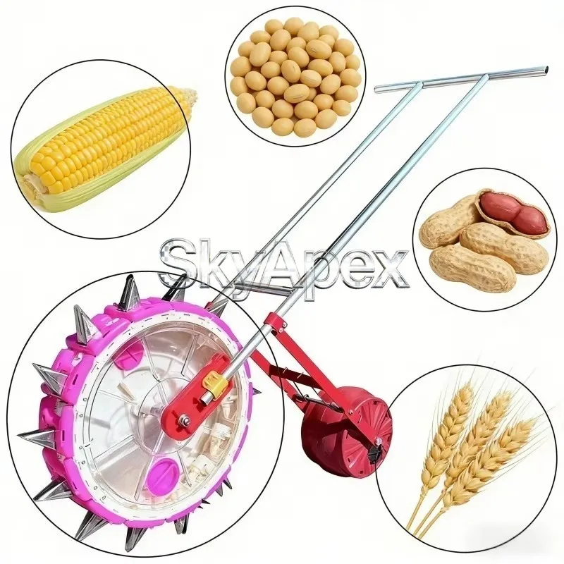 Multifunctional Manual Seeder Ideal For Corn Sunflower Wheat Sesame Peanut Farmland Garden Cultivation Agricultural Seeding Work - view 4