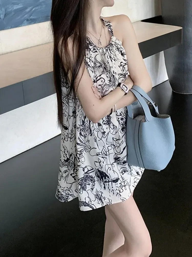 Dresses Women Cotton Floral Embroidered A-Line Midi Skirt Vacation Bohemian Artistic Relaxed Lightweight Sweet Flowy Beach Ins