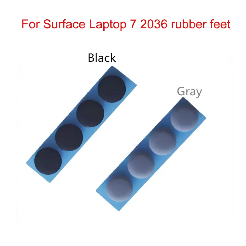 Anti Slip Bottom Case Rubber Feet Foot Pad Replacement Spare Parts For Microsoft Surface Laptop 7 2023 Base Cushion Gray Black