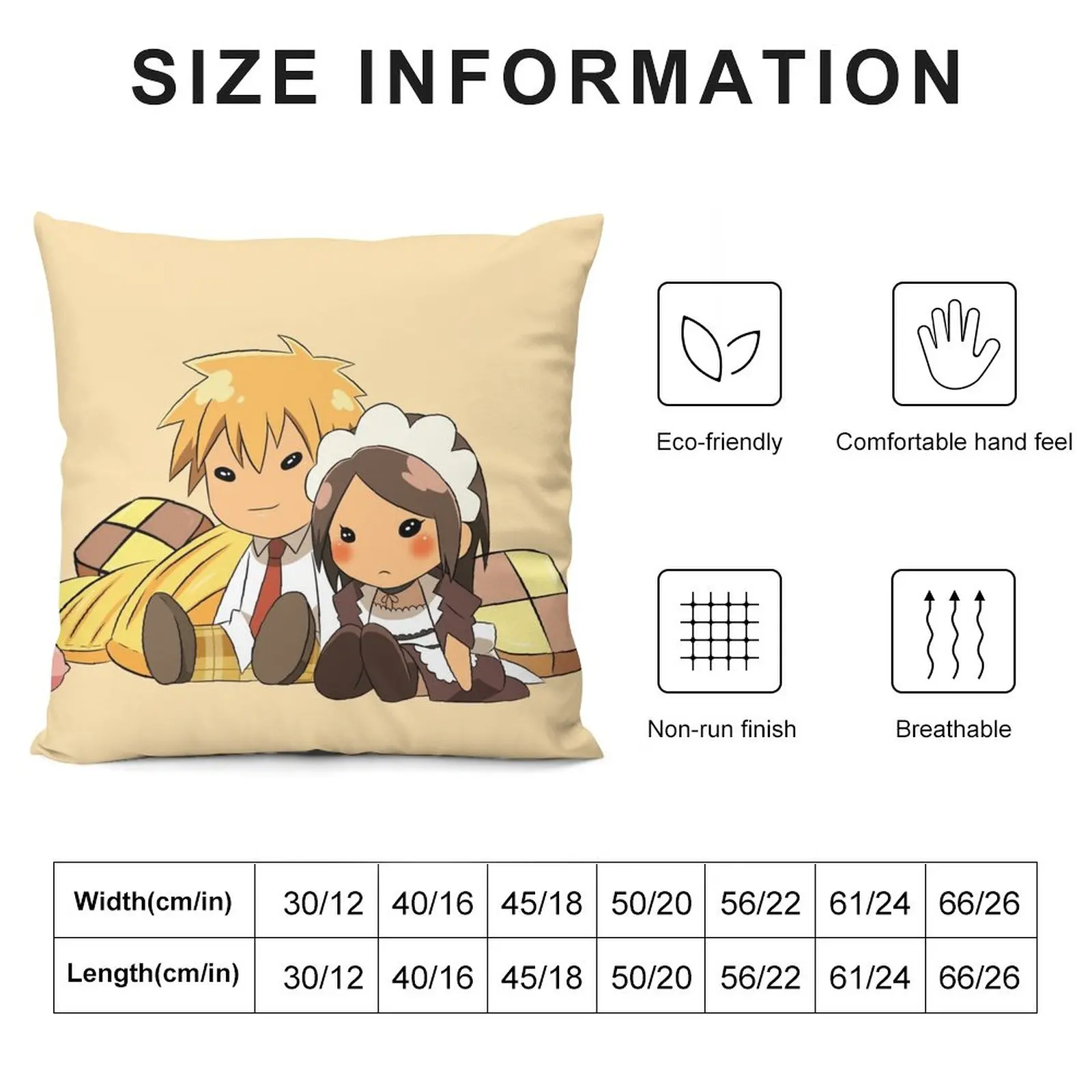 Kaichou wa Maid-sama! Throw Pillow Couch Cushions Christmas Cushion For Home