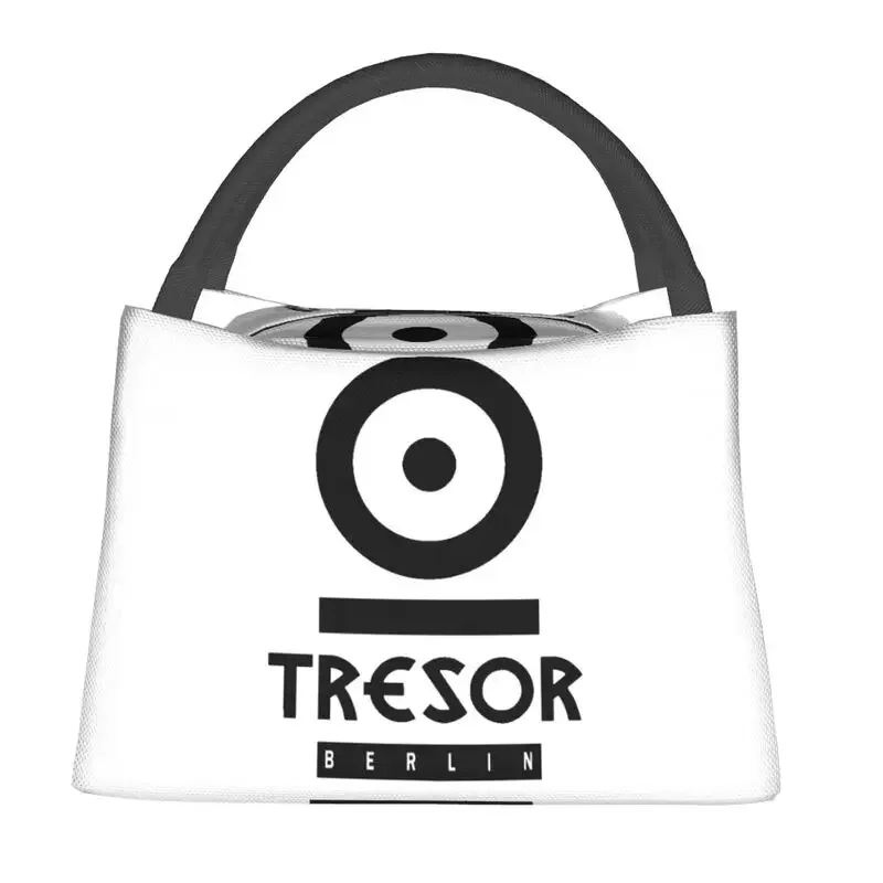 Nightclub Music Tresor Berlin Logo Insulated Lunch Bags for Women Leakproof Thermal Cooler  Box Work Picnic