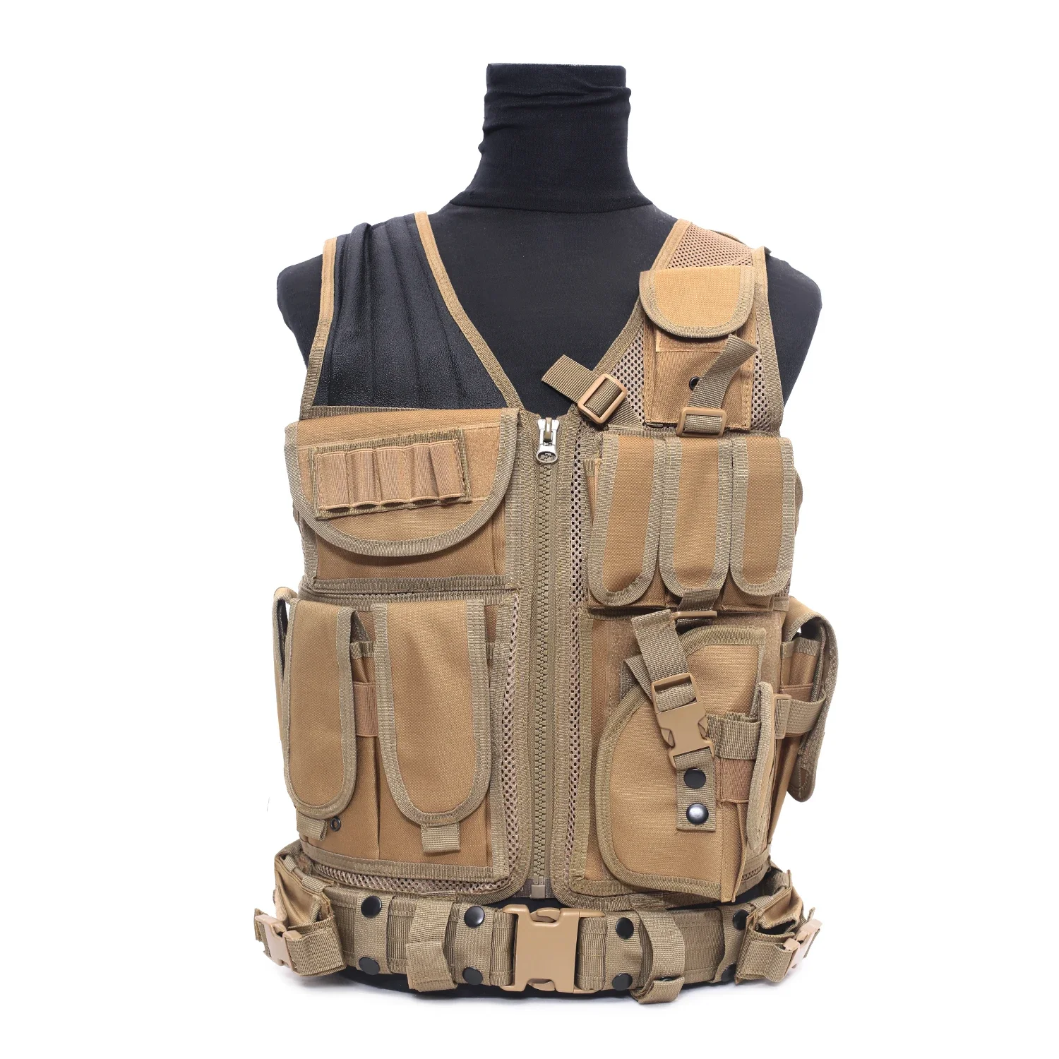 

Adult Tactical Vest with Detachable Modules | Breathable Mesh | Ultra-Lightweight | Adjustable Straps for Outdoor Training
