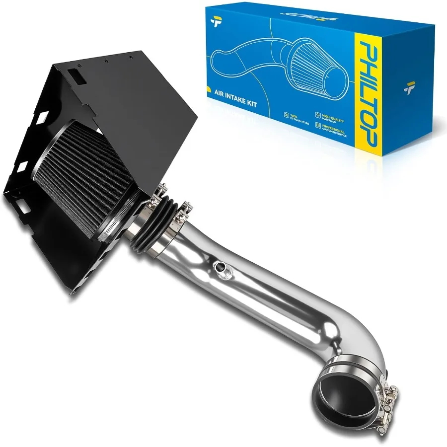 

High Performance Aluminum Cold Air Intake System Kit with Filter for 2009-2015 R-a-m 1500 2500 3500 5.7L Increase Accel