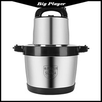 6L Stainless Steel Electric Meat Grinder, Auxiliary Food Machine, and Food Processor 110V/220V