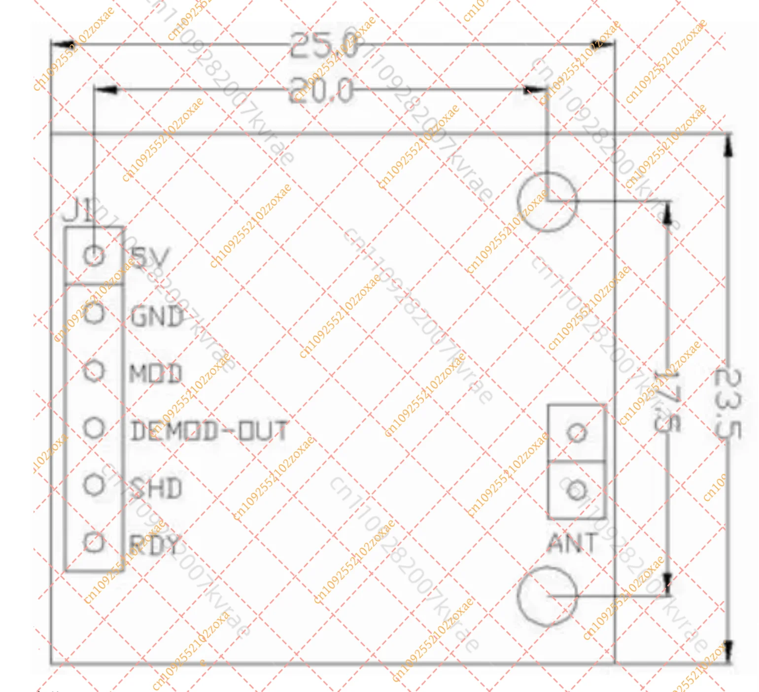 RFID Module 125KHz Low-frequency Module EM4095
