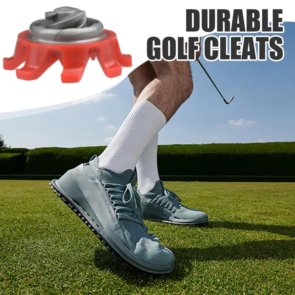 Eight-claw Golf Spikes Golf Shoe Spikes Replacement Lightweight 8-prong Anti-slip Cleats Fast Twisting Universal Golf Shoe