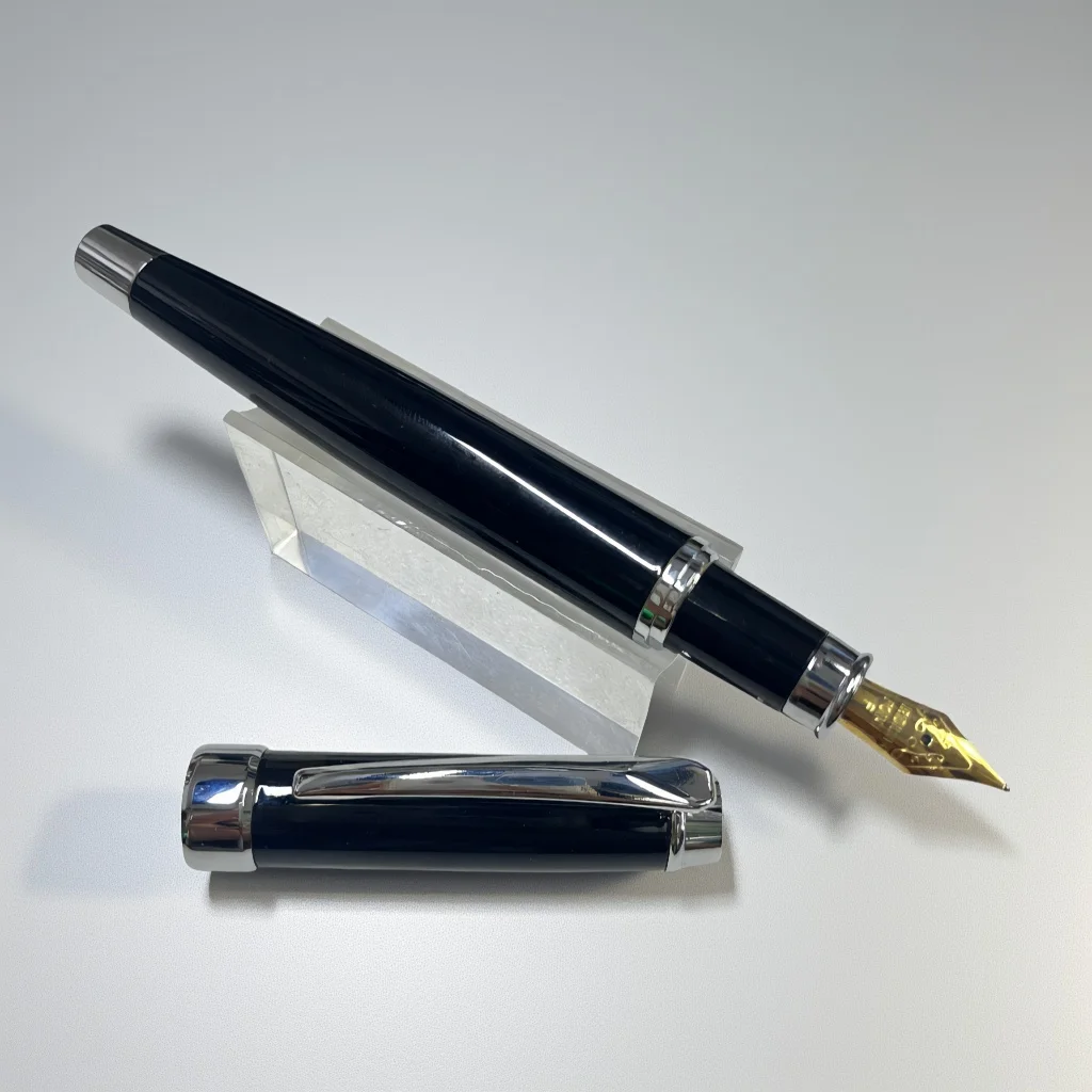 High-Grade Luxury Metal Custom Executive Business Calligraphy Ink Pen for Student Office & Finance Use