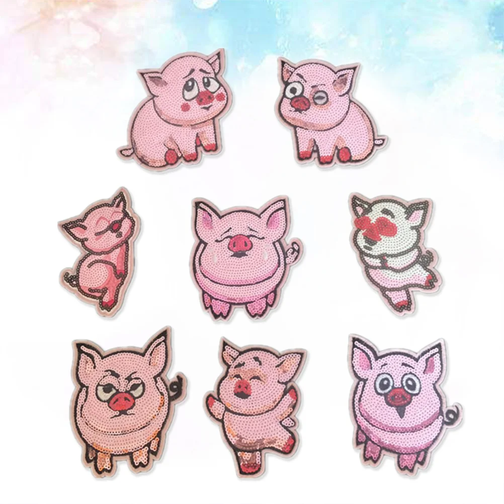 8 шт., патчи для вышивки