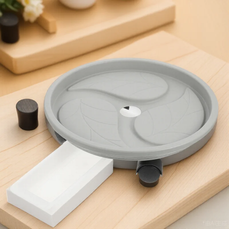 

Flower Pot Tray Round 4# Diameter 30cm Wheels Plant Coasters Rolling Plastic Storage Holders Planter Tray Indoor Outdoor