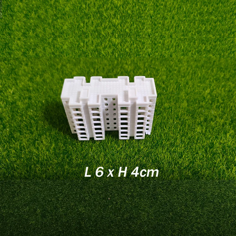 1 szt. Mini zestawy modeli domów budowlanych tworzywa sztuczne ABS Diy stół z piaskiem mikro element dekoracji krajobrazu Diorama akcesoria