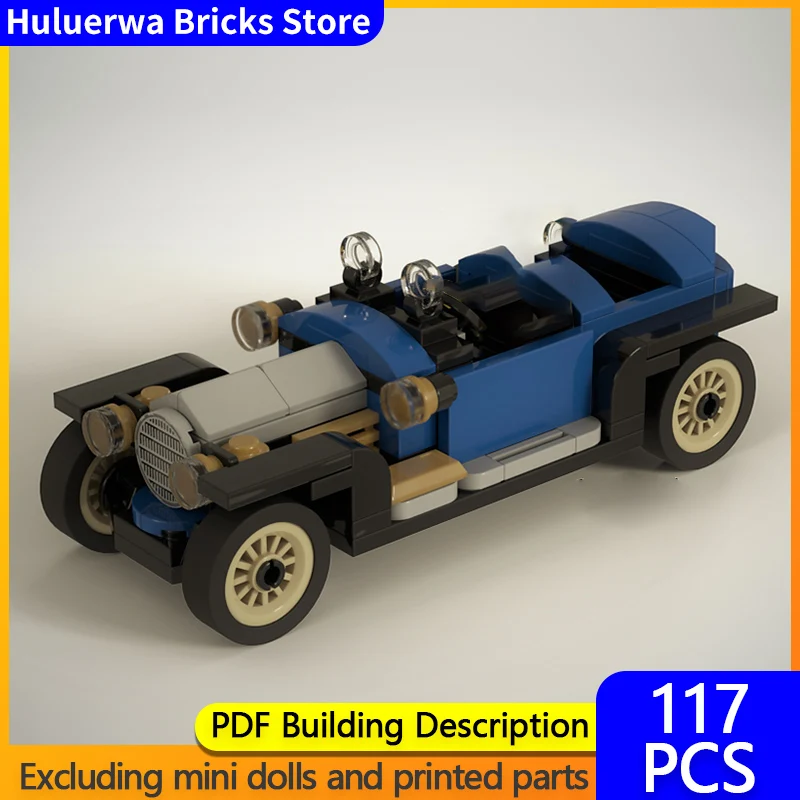 

Модель скоростного гиперкара MOC, строительные кирпичи, классический туристический автомобиль, модульная технология, подарки, праздник, сборка, детские игрушки, костюм