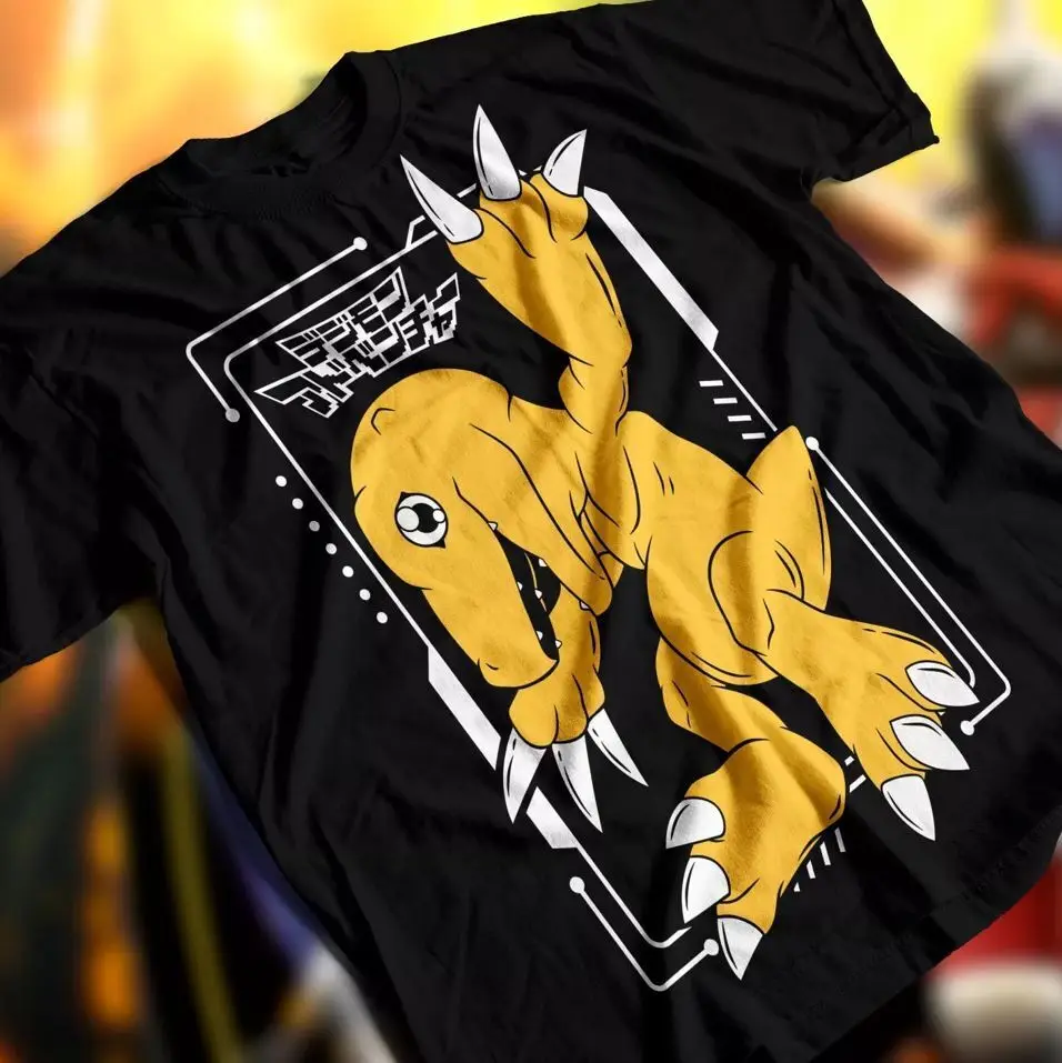 Agumon Shirt Digimon Anime Tee Kamiya T-Shirt MetalGreymon WarGreymon Tshirt ALL