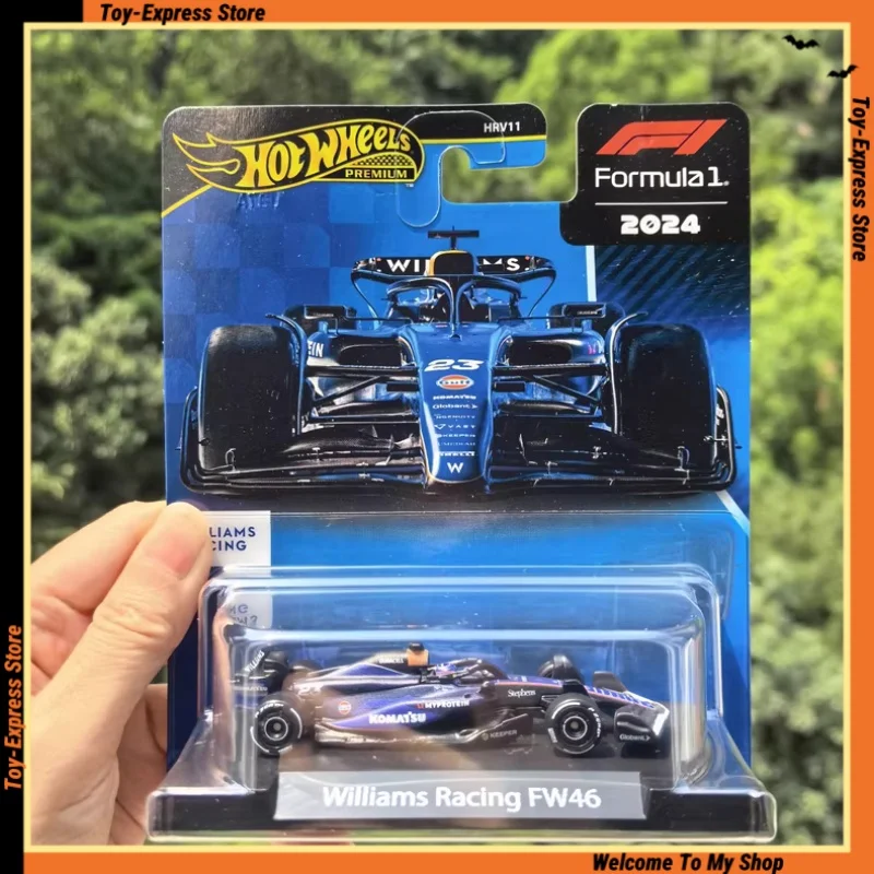 ホットウィール-プレミアム-f1-2025-フォーミュラワン-コレクション-ホットウィール-1-64-カーモデル-ウィリアムズ-レーシング-fw46-コレクタブル-男の子向けおもちゃ
