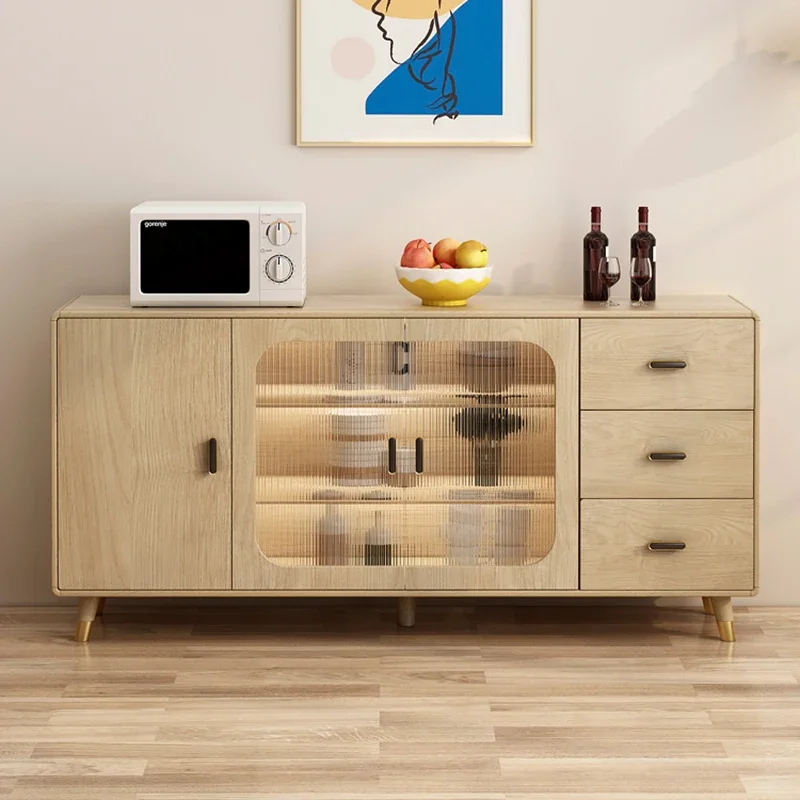 

Large Space Saving Cabinet Multifunctional Shelves Modern Hallway Storage Locker Household Items Mueble Cocina Home Furniture