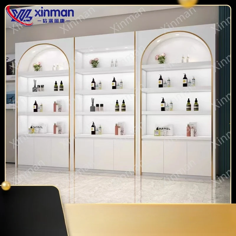 Beauty Salon Display Cabinet Product Sample Cosmetics Nail Art Maternal and Infant Store Multi-layer Pet Storage Display Skin Ca