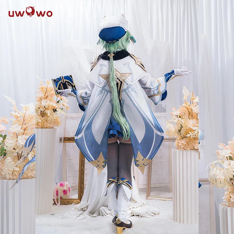LAST BATCH UWOWO Sucrose Cosplay Genshin Impact Cosplay Halloween Christmas Costume Sucrose Dress Retro Mechanical Style Outfit