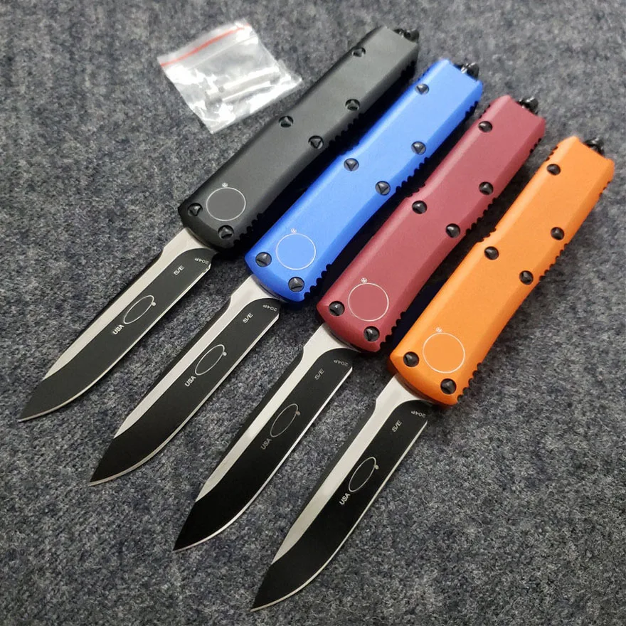 

DIZY Store 4Colours Pocket Knife Aviation Aluminium Handle Hunting Survival Knives