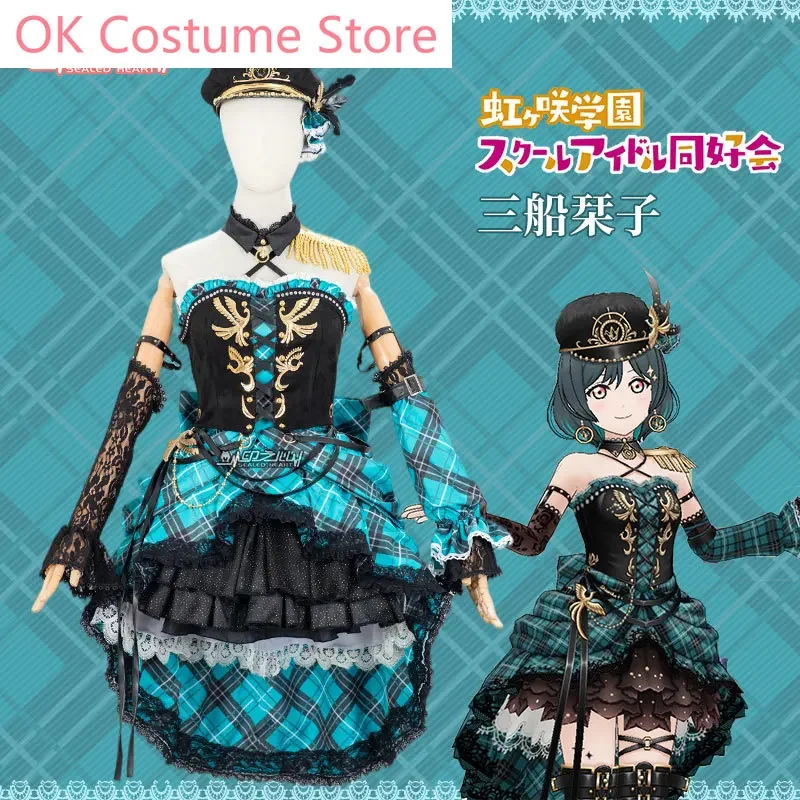 Anime! Lovelive!School Idol Project Mifune Shioriko Lovely Dress Uniform Cosplay Costume Halloween Party Suit For Women 2021 NEW