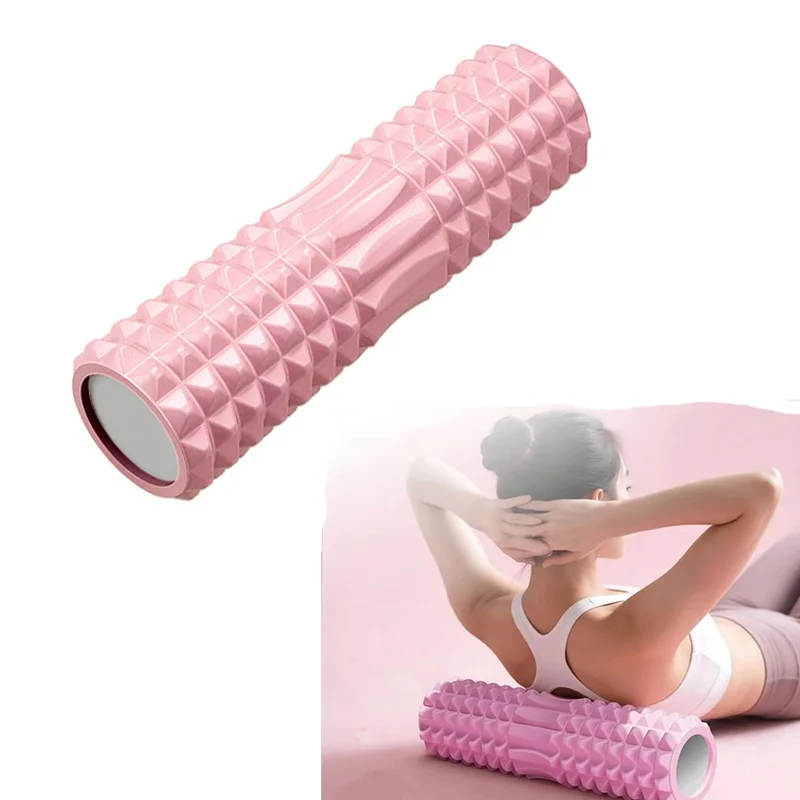

Yoga Foam Roller - Medium-Density Deep Tissue Muscle Massager with Myofascial Trigger Point Release Function, Back Massage Roller for Soreness Relief and Flexibility, Back Muscle Relaxation Roller Massage Yoga Column