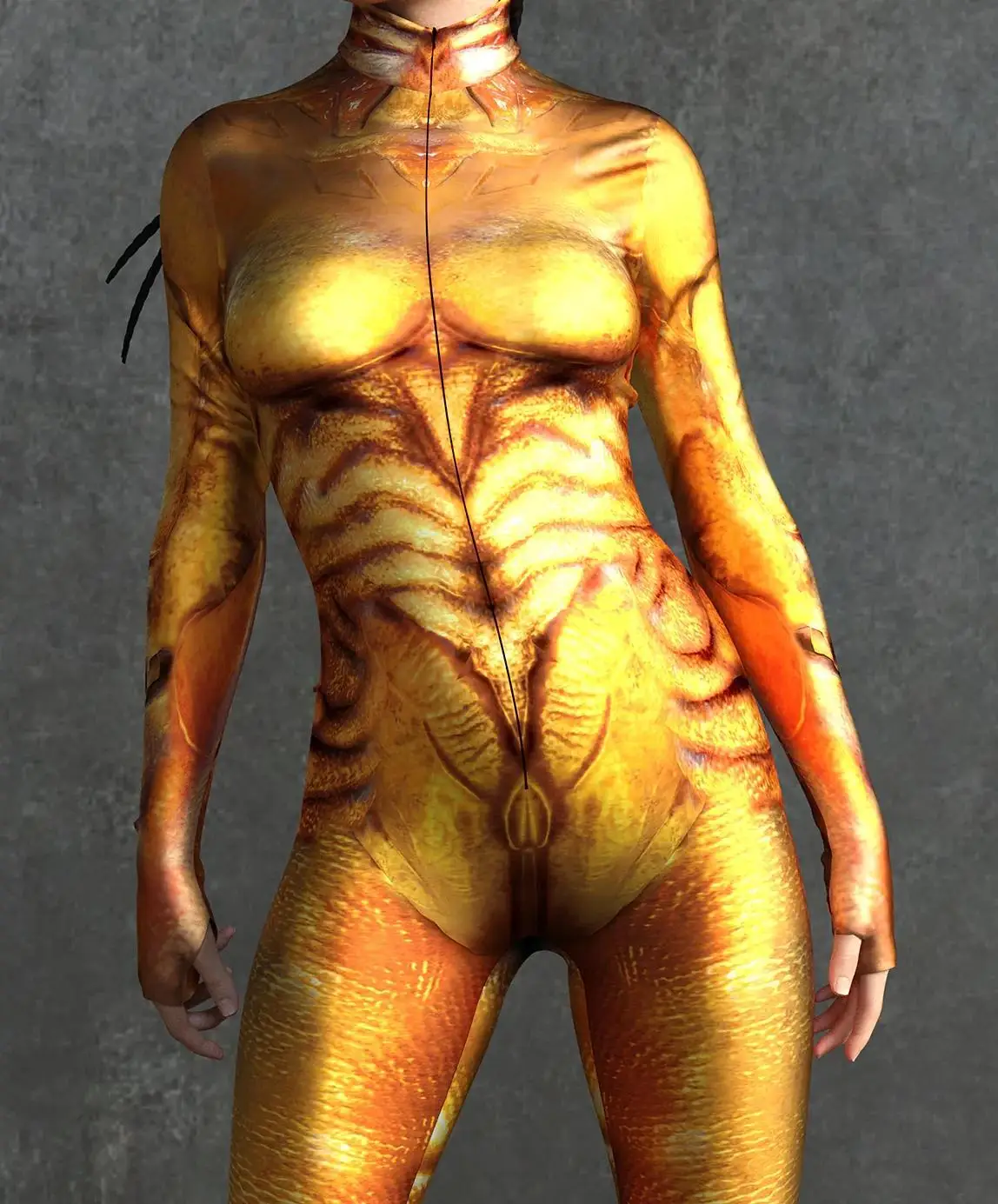 Halloween Anime Horror Spezies Cosplay Jumpsuit Terror Monster Skin Bodysuit Steampunk Party Show Anzug Unisex Rave Zentai – Detail 21