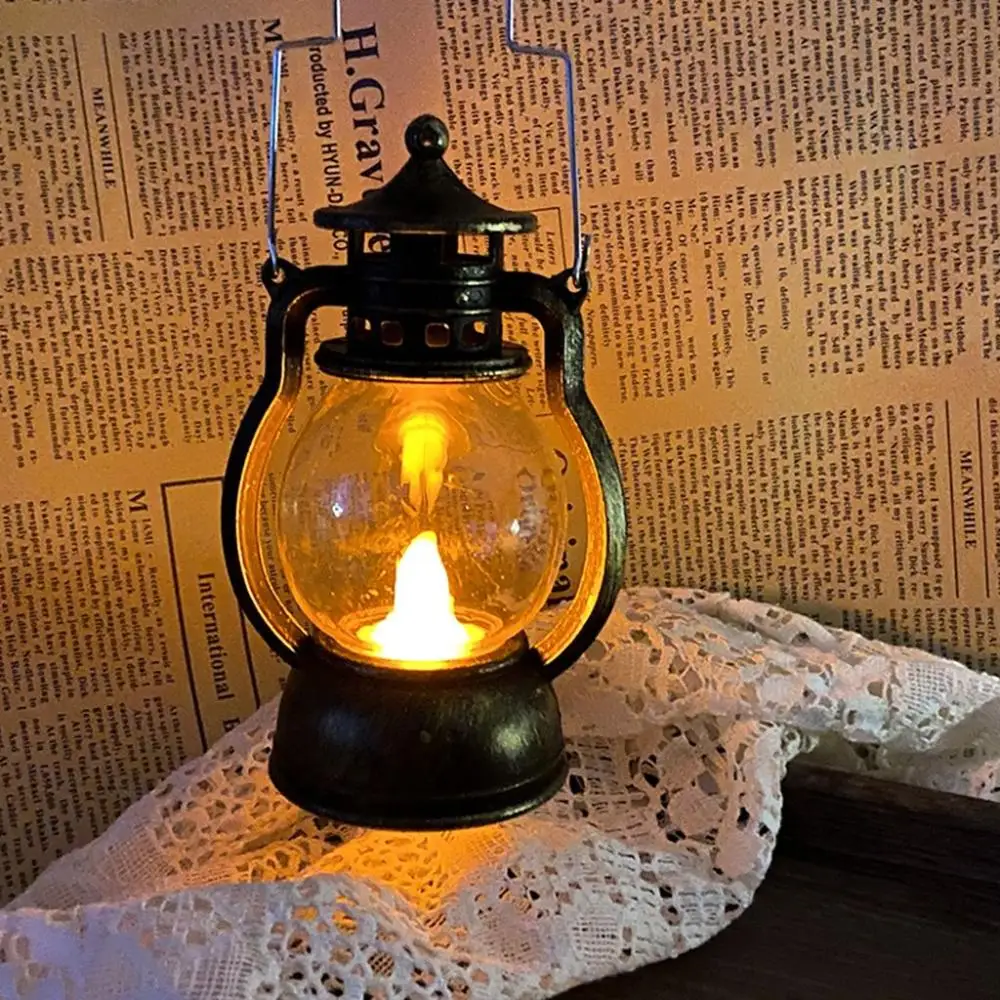1 pcs   Party Props Battery Powered Halloween Lamp Small Oil Lamp Halloween Decor Led Candle Light