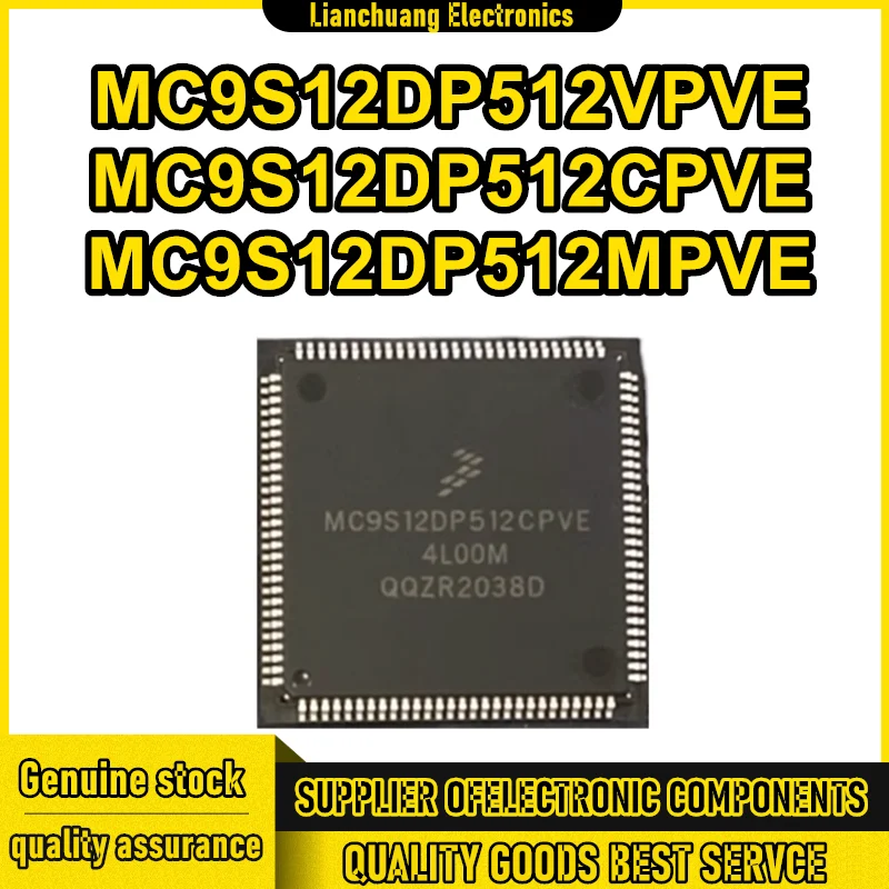 

MC9S12DP512VPVE MC9S12DP512CPVE MC9S12DP512MPVE QFP112 IC Chip 100% New Original in stock