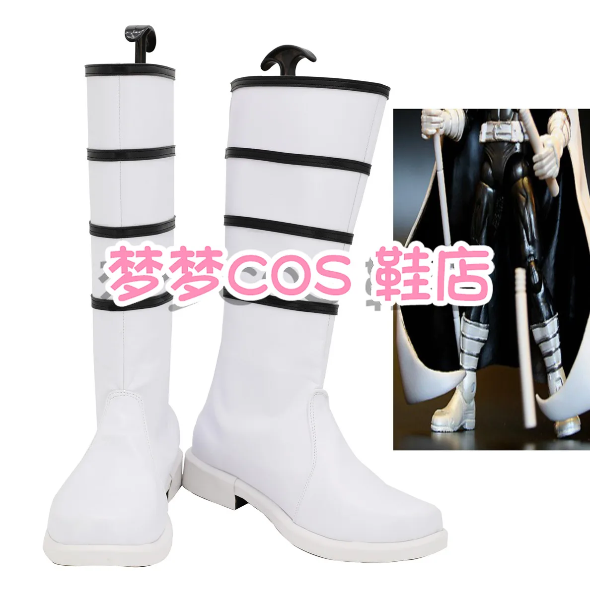 Moon Knight Werewolf By Night Marc Spector Cosplay Costume Shoes Comics Superhero Boots Handmade Faux Leather Shoes