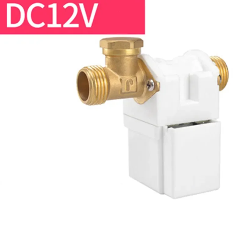 Brass electric solenoid valve G1/2\' NC 12v 24v 220v water heater air solar system fixed support for deep well pump