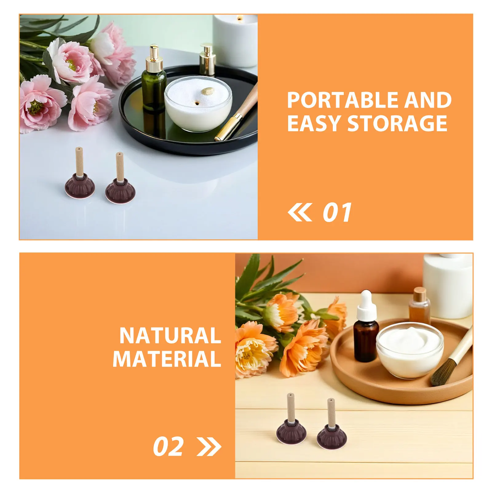 100Pcs Handmade Moxa Rolls Natural Mugwort Thickened Moxa Pillar Sticks for Traditional Moxibustion Therapy Portable Household