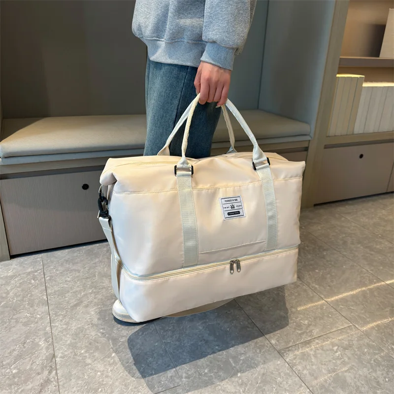 

Large Capacity Travel Tote Bag for Women Dry Wet Separation Designer Luxury Bag Gym Yoga Sports Shoulder Handbag Bags for Woman