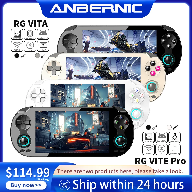 Anbernic RG VITA / RG VITA Pro Handheld Game Console IPS