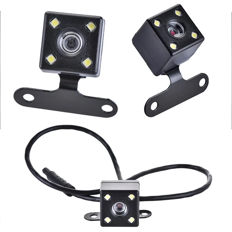 Parking Camera 5-Pin HD Car Rearview Camera Reversing 4LED Night Vision Camera Wide-Angle Car Accessories