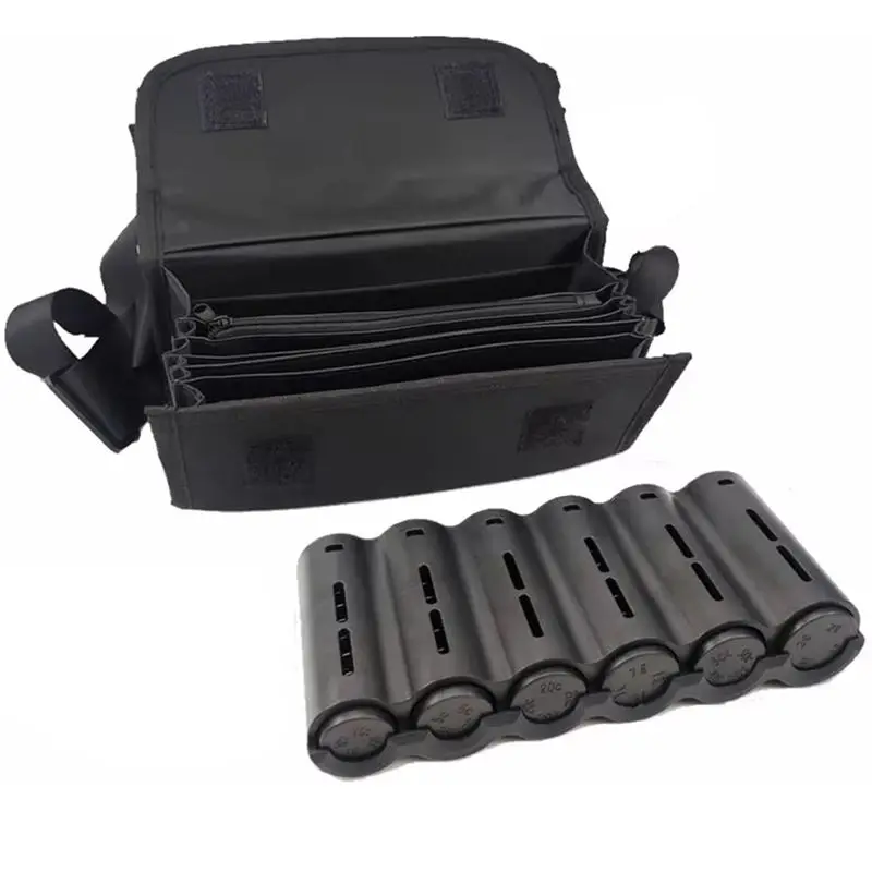 

【FEEL THE DIFFERENCE 】Euro Coin Dispenser 6 Slots NEW Driver Wallet Zipper Pocket Sorter Cash Receipt Coins Safe Waist Wallet Fo