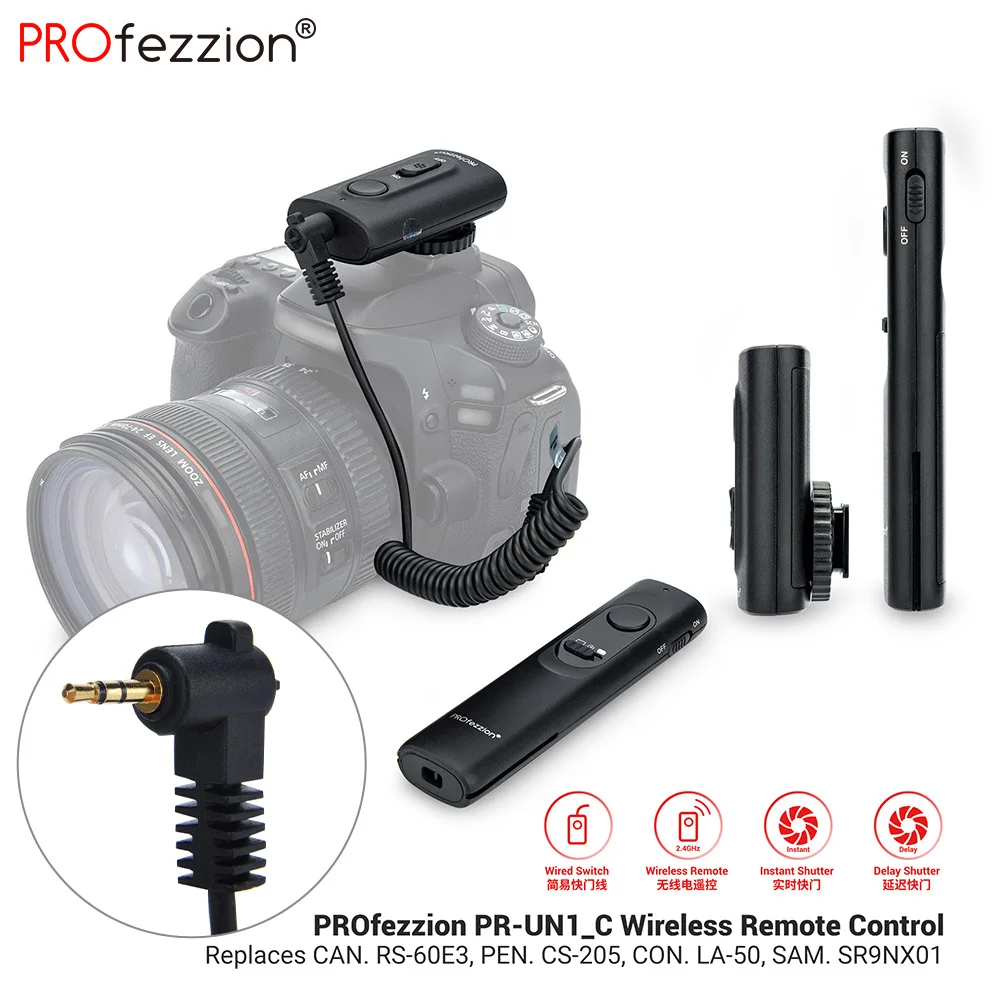 Camera Wireless Remote Control Controller Shutter Release 3 Continuous Shot for Pentax k1 k1ii k5 k5ii K3 k3ii k50 k7 k500 k200d