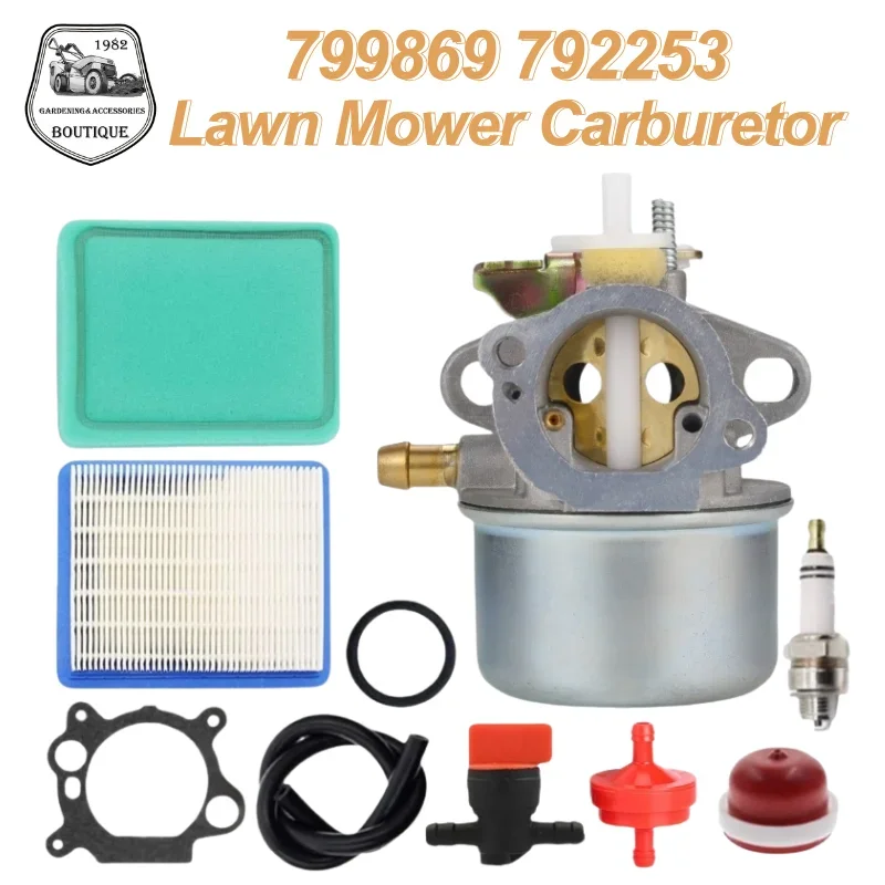 

799869 Carburetor for 792253 498170 499059 799869 Lawn Mower Pressure Washer Rotary 14112 Oregon 50-658 Carb 498 170 4 99059