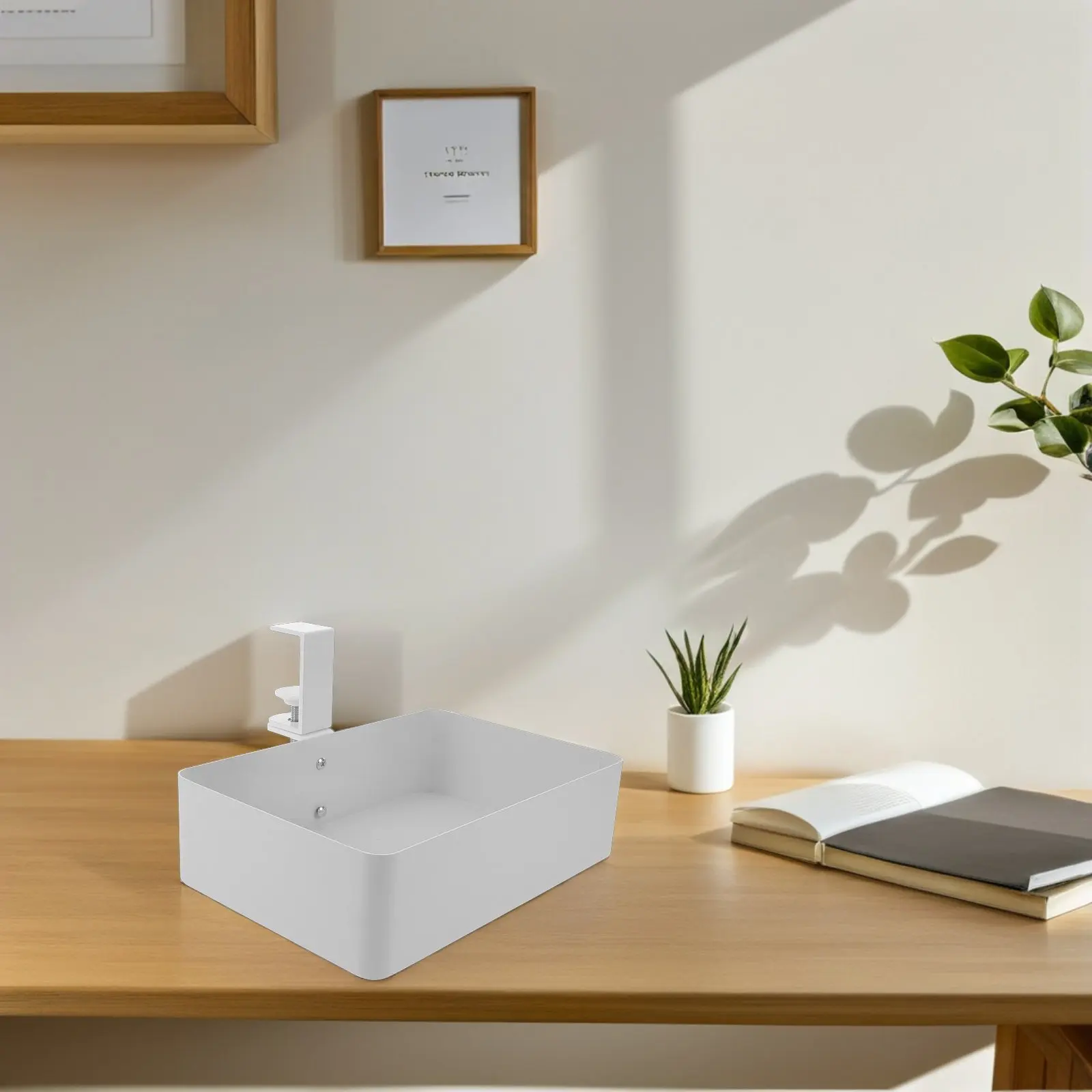 

Скрытая металлическая корзина для хранения под полкой, подвесной органайзер для дома, офиса, кухни, ванной комнаты, экономия пространства, хранение под шкафом